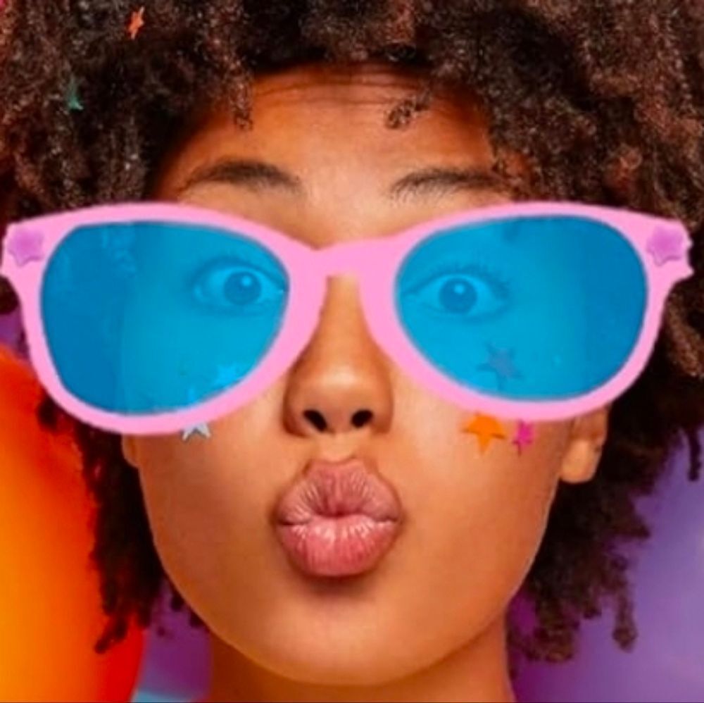 🔺️NIB Pink Jumbo Oversized Novelty Party Sunglasses